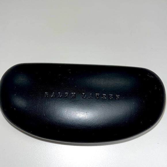 Ralph Lauren large clam styled hard black case, for Sun or eye glasses - Picture 1 of 6